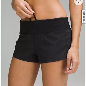 Women’s- Lululemon Speed Up Low Rise Lined Short 2.5”, Size 6